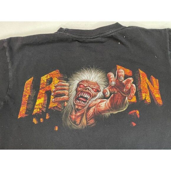 Iron Maiden A Matter Of Life Of Death Graphic T-shirt Women Medium Black Music - Picture 2 of 9